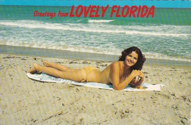 Bulgaria beach nude girls Florida Risque Semi Nude Topless Beautiful Girl On The Beach Wearing Bikini United States Florida Other Postcard Hippostcard