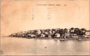 View of Little Neck, Ipswich MA c1953 Vintage Postcard R73
