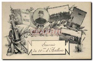 Old Postcard Army 10th d & # 39artillerie