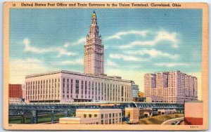 M-99350 United States Post Office & Train Entrance to the Union Terminal