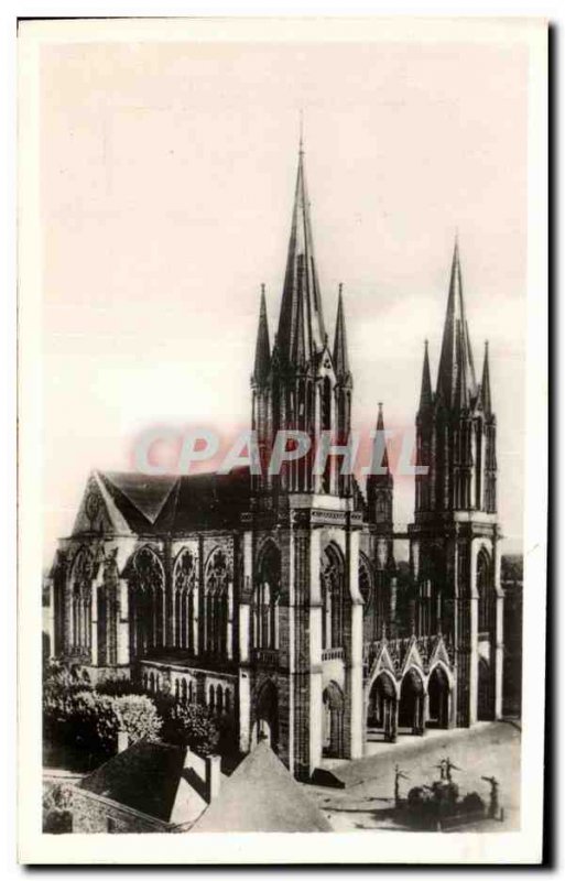 Old Postcard Pontmain Basilica