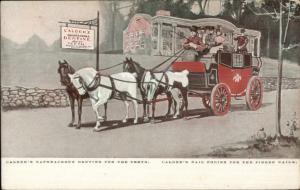 Horse Stage Coach Calder's Dentine Toothpaste Dental - Providence RI Adv jrf