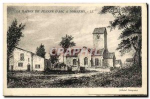 Old Postcard La Maison de Jeanne d'Arc A Domremy