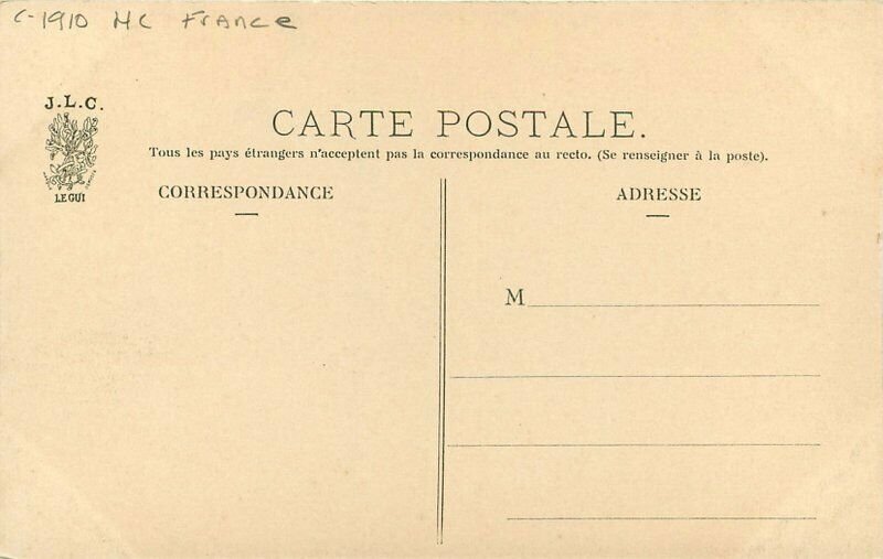 C-1910 France Paris Bois de Boulogne Canoe #247 Postcard 9378