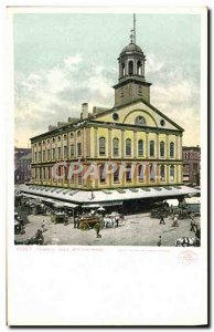 Old Postcard Faneuil Hall Boston Mass