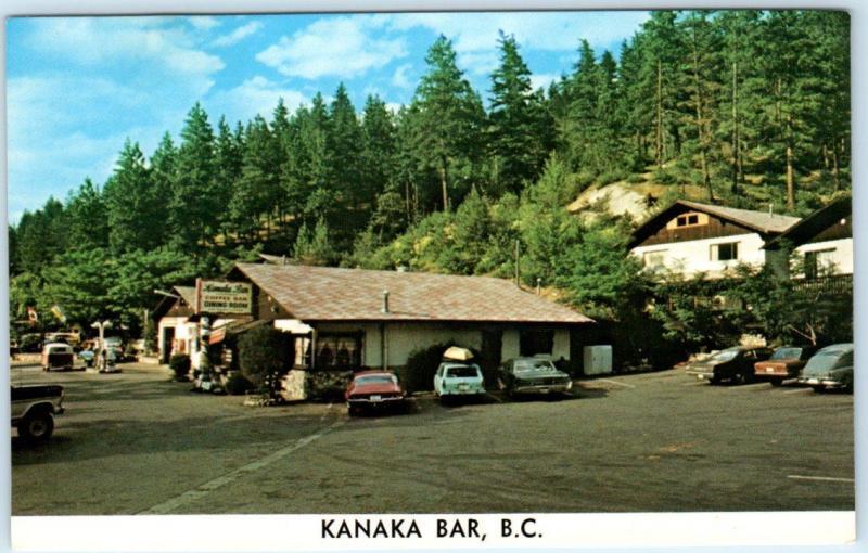 KANAKA BAR, BRITISH COLUMBIA B.C. Canada   STREET SCENE  ca 1970s   Postcard