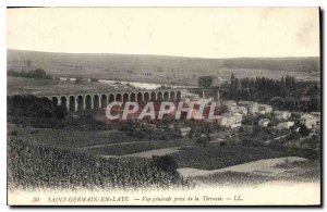 Old Postcard Saint Germain en Laye General view taken from the Terrace