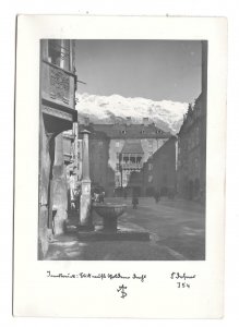 Austria Innsbruck Goldenes Dachl Golden Roof Dr A Defner RPPC Postcard 4X6