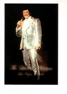 Liberace SInging in Silver Suit, Museum, Las Vegas, Nevada