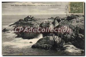 Postcard Old St Guenole Penmarch Les Rochers Bay Torch