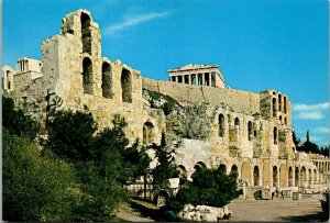 Greece Athens The Odeon Of Herode Atticos