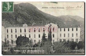 Old Postcard Digne L & # 39Ecole Normal