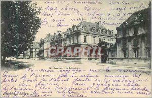 Old Postcard Grenoble Prefecture (map 1900)