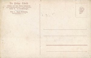 German artist Anton Robert Leinweber Orientalist and Biblical scene old postcard