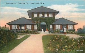 1916 NEWBURGH, NEW YORK Observatory Downing Park Curt Teich 1855 postcard