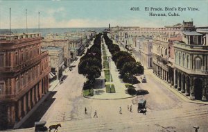 Cuba Havana El Prado Birds Eye View