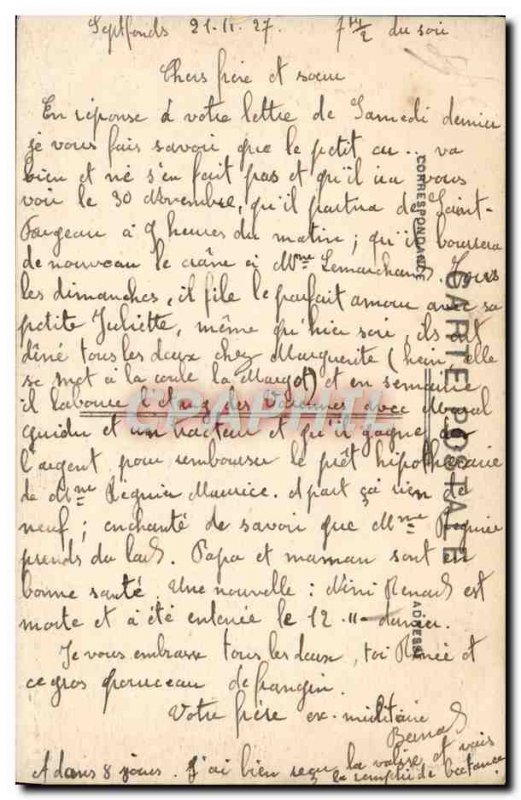 Old Postcard St Fargeau Bourdon Reservoir La Digue