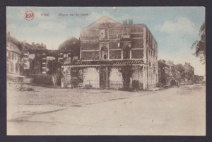 BELGIUM, Postcard, Visé, Place de la Gare, WWI, Unposted