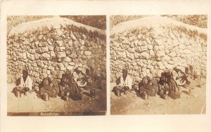 Lot123 lepros palestin leper house  stereocard Palestine