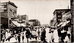 Frontier Days Celebration Swift Current SK Saskatchewan RPPC Postcard H58 *as is