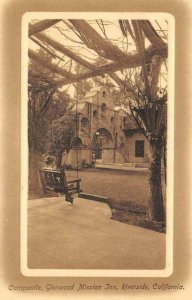 Campanile, Glenwood Mission Inn, Riverside, CA c1920s Vintage Postcard