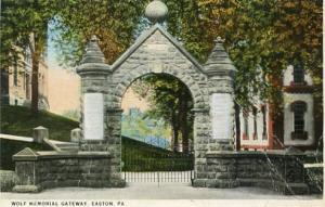 PA - Easton, Wolf Memorial Gateway