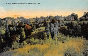 Portland, Oregon PORTLAND HEIGHTS Houses c1910s Vintage Postcard Antique