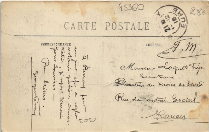 CPA BERNAY-Rue Thiers (43360)