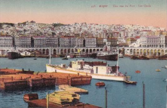 Algeria Alger Une vue du Port Las Quai