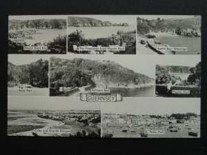 Channel Island GUERNSEY 8 Image Multiview c1962 RP Postcard by Guernsey Press