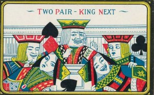 S.H. BALKE; Playing Cards; 1900-10s; Two Pair-King Next