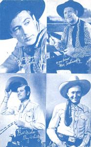 Gary Cooper, Max Terhume, Ray Whitley Western Actor Mutoscope Unused 