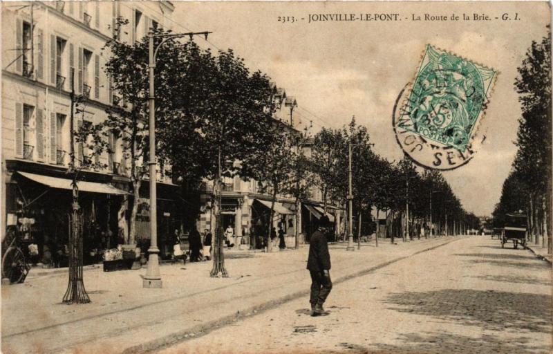 CPA AK JOINVILLE-le-PONT La Route de la Brie (671959)