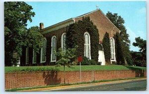 SNOW HILL, Maryland MD ~ All Hallows PROTESTANT EPISCOPAL CHURCH c1960s Postcard