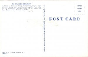 Postcard The Pavilion Restaurant in Philipsburg, New Jersey~139297