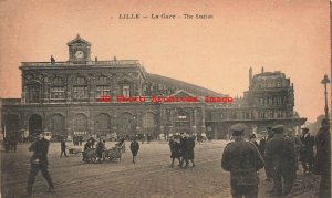 France, Lille, La Gare, Railroad Station, Baudiniere 