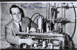 Charles H Townes Quantum Laser Electronics Physicist Hand Signed Photo