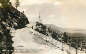 Postcard RPPC Colorado Cheyenne Highway Broadmoor Sanborn S-836 23-4810