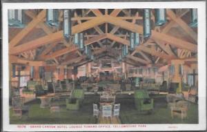 US Yellowstone Park, Grand Canyon Hotel Lounge.