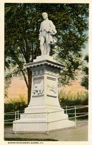 VT - Barre. Burns Monument