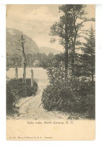 NH - North Conway. Echo Lake & Cathedral Ledge ca 1900
