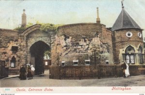 NOTTINGHAM , England , 1905 ; Castle , Entrance Gates