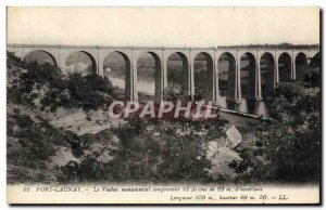 Postcard Old Port Launay Viaduct