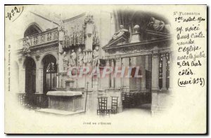 Old Postcard St Florentin Jude Church