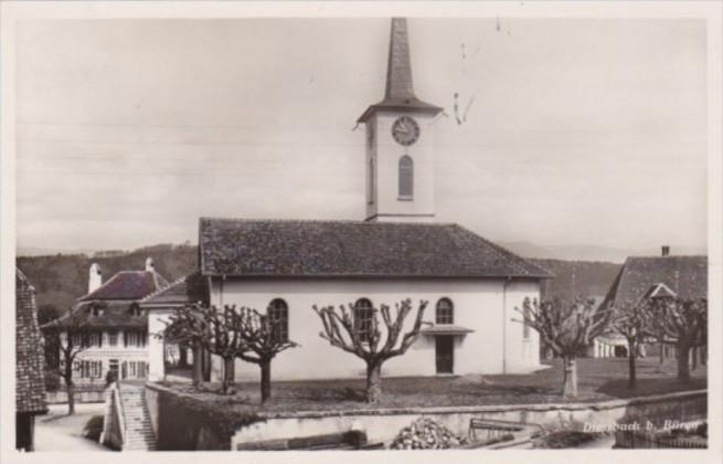 Church In Diesbach Switzerland Real Photo