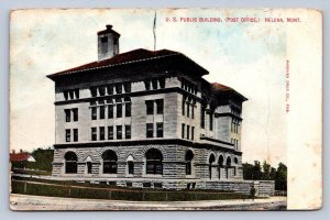 J92/ Helena Montana Postcard c1910 U.S. Public Building Post Office 40