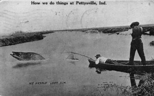 Pettysville, Indiana - How we do things Shooting Fish -  in 1911