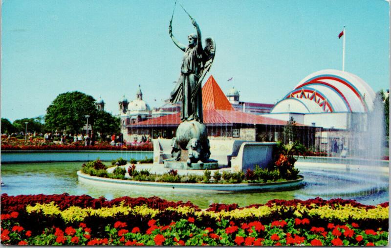 Shrine Monument CNE Toronto Ontario ON Vintage Postcard D80