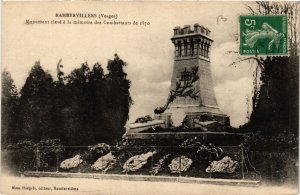 CPA RAMBERVILLERS Monument eleve a la memoire des Combattants (401215)