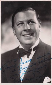 Norman Long Pianist BBC Radio Comedian Old Hand Signed Photo